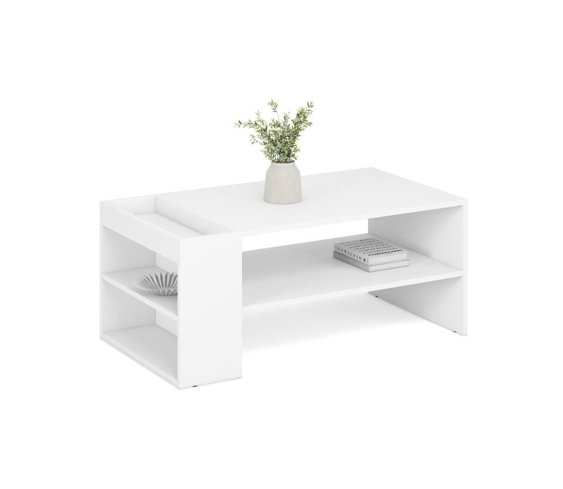 Halmar Konferenčný stolík BELA 100x42 cm biely V-UA-MURCIA-LAW-BIAŁY