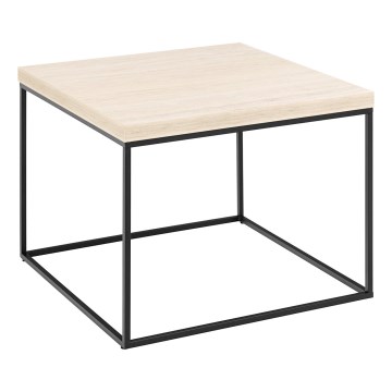 Konferenčný stolík CAMILO 60x60 cm travertín