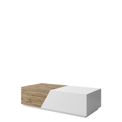 Konferenčný stolík CEELIAS 42x124 cm biela/dub Wotan
