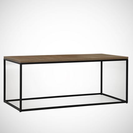 Konferenčný stolík COSCO 43x95 cm hnedá/čierna