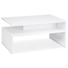 Konferenčný stolík DELCHI 45x90 cm biela