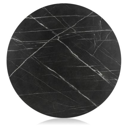 Konferenčný stolík DIAMOND 40x70 cm čierna/zlatá