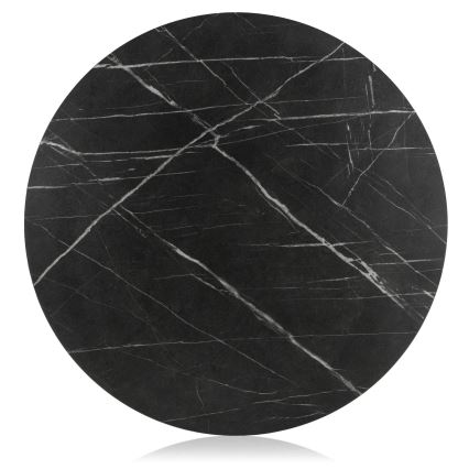 Konferenčný stolík DIAMOND 40x70 cm zlatá/čierna/biela