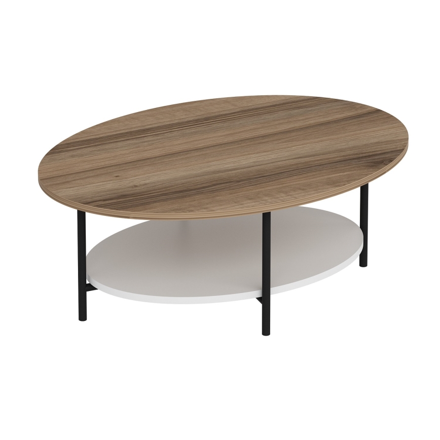 Konferenčný stolík ELIS 36x90 cm dub/biela