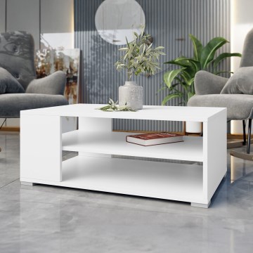 Konferenčný stolík GIMREN 100x40 cm biely