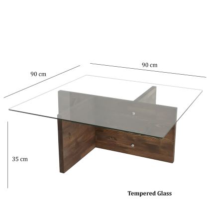 Konferenčný stolík GLORY 35x90 cm borovica