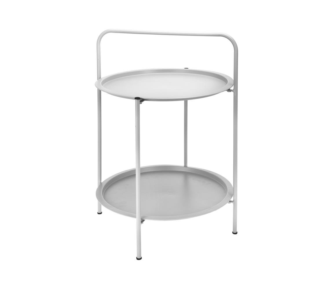 Koopman Konferenčný stolík HAGE 50x66 cm biely X99000830