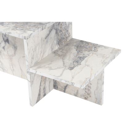 Konferenčný stolík HARMONY 40x80 cm dekor mramoru
