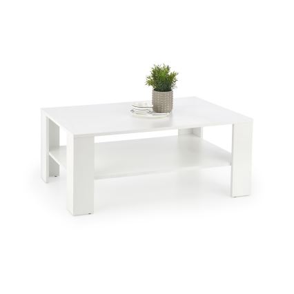 Konferenčný stolík KWADRO 53x110 cm biela