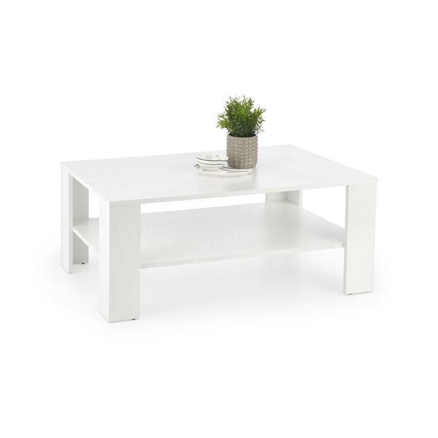 Konferenčný stolík KWADRO 53x110 cm biela