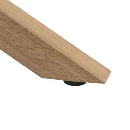 Konferenčný stolík LUCA 82 cm číry/dub