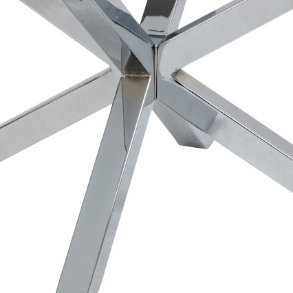 Konferenčný stolík LUCA 82 cm číry/strieborný