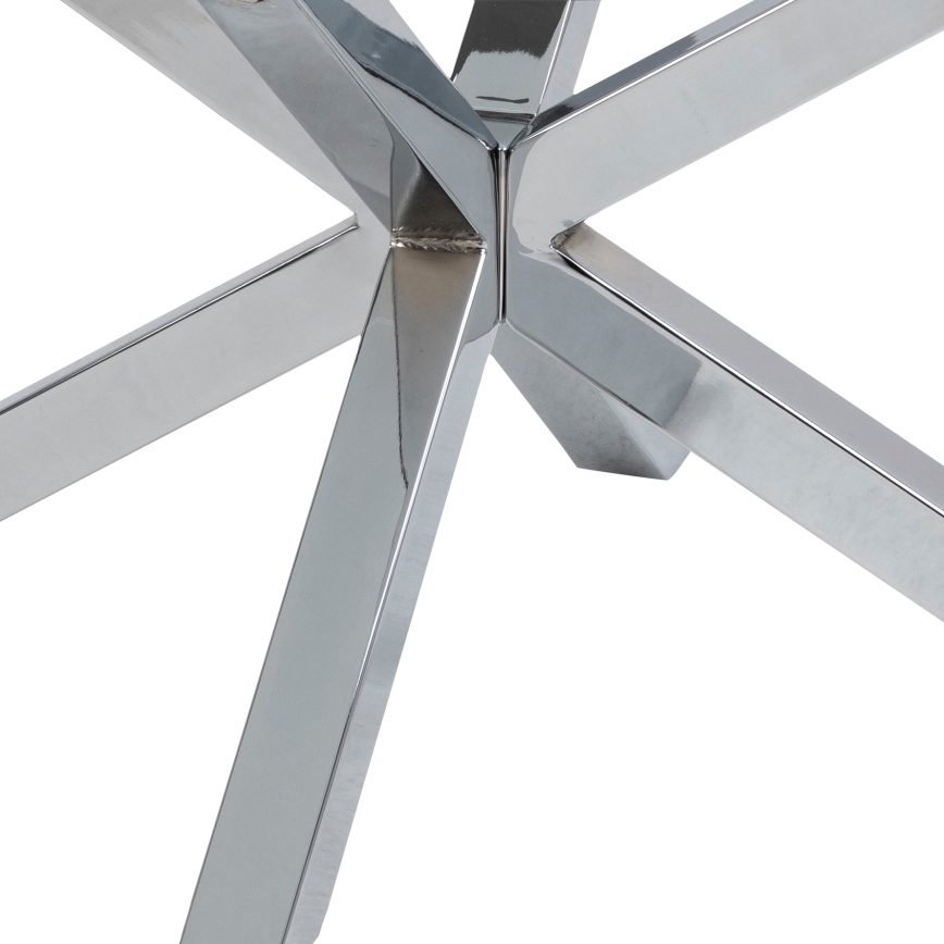 Konferenčný stolík LUCA 82 cm číry/strieborný