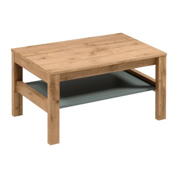 Konferenčný stolík MENTA 90x45 cm dub wotan/zelená