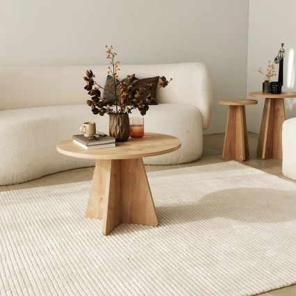 Konferenčný stolík MUSHROOM 40x60 cm dub safírový