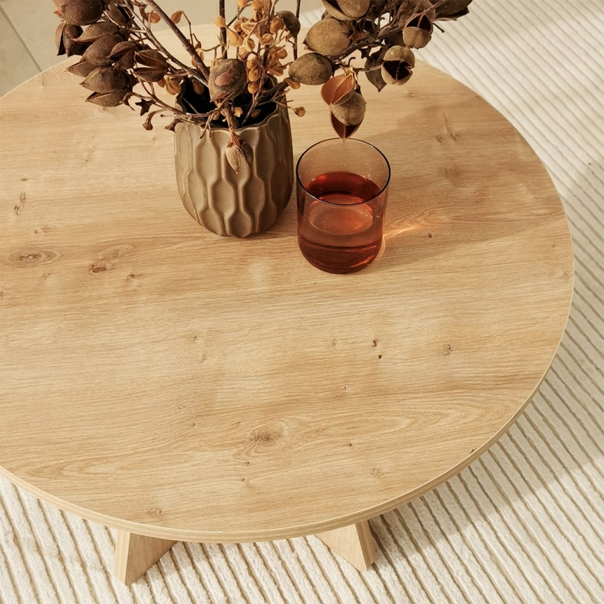 Konferenčný stolík MUSHROOM 40x60 cm dub safírový