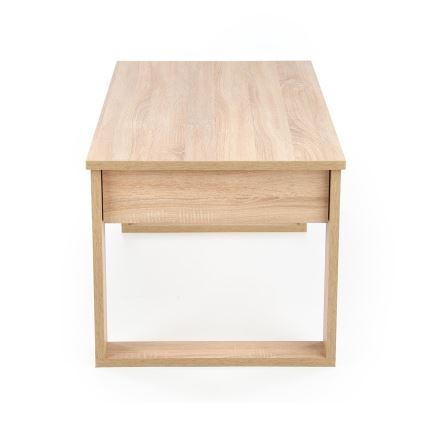 Konferenčný stolík so zásuvkami NEA 52x110 cm béžová/dub sonoma