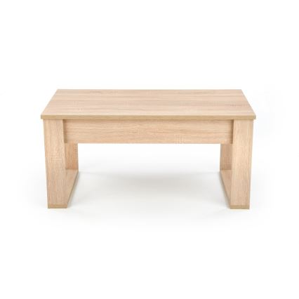Konferenčný stolík so zásuvkami NEA 52x110 cm béžová/dub sonoma