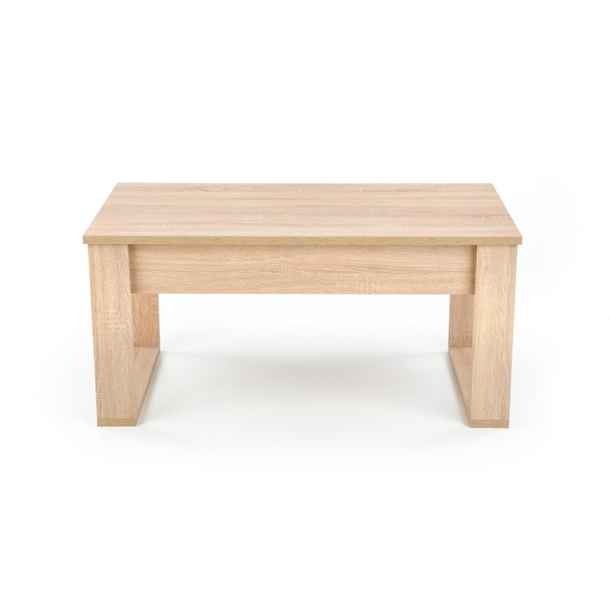 Konferenčný stolík so zásuvkami NEA 52x110 cm béžová/dub sonoma