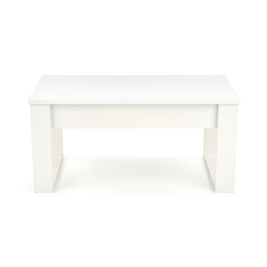 Konferenčný stolík so zásuvkami NEA 52x110 cm biela