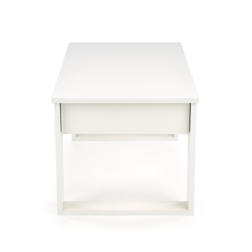 Konferenčný stolík so zásuvkami NEA 52x110 cm biela