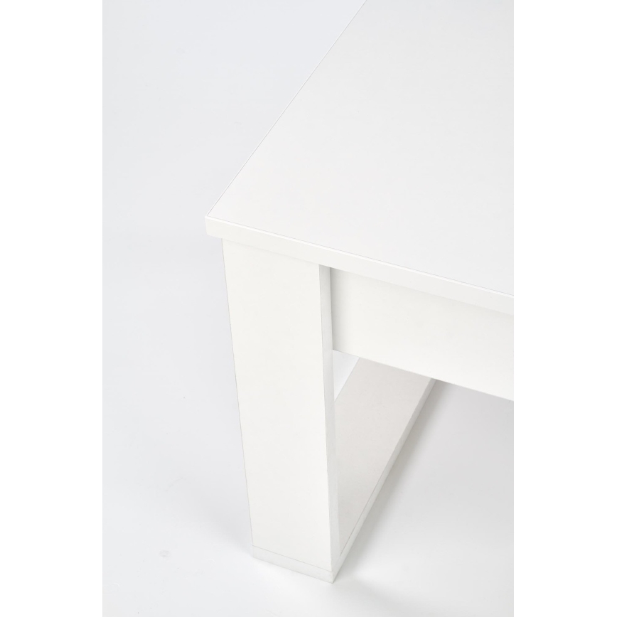 Konferenčný stolík so zásuvkami NEA 52x110 cm biela