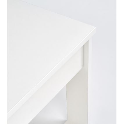 Konferenčný stolík so zásuvkami NEA 52x110 cm biela