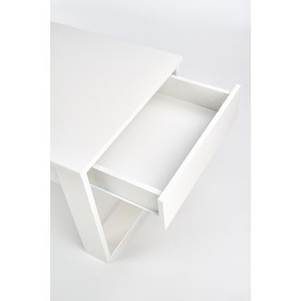 Konferenčný stolík so zásuvkami NEA 52x110 cm biela