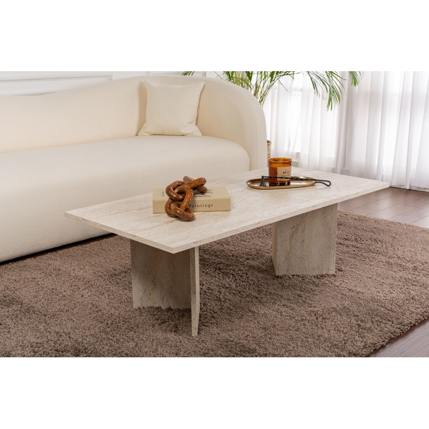 Konferenčný stolík NEL 119x60 cm béžový