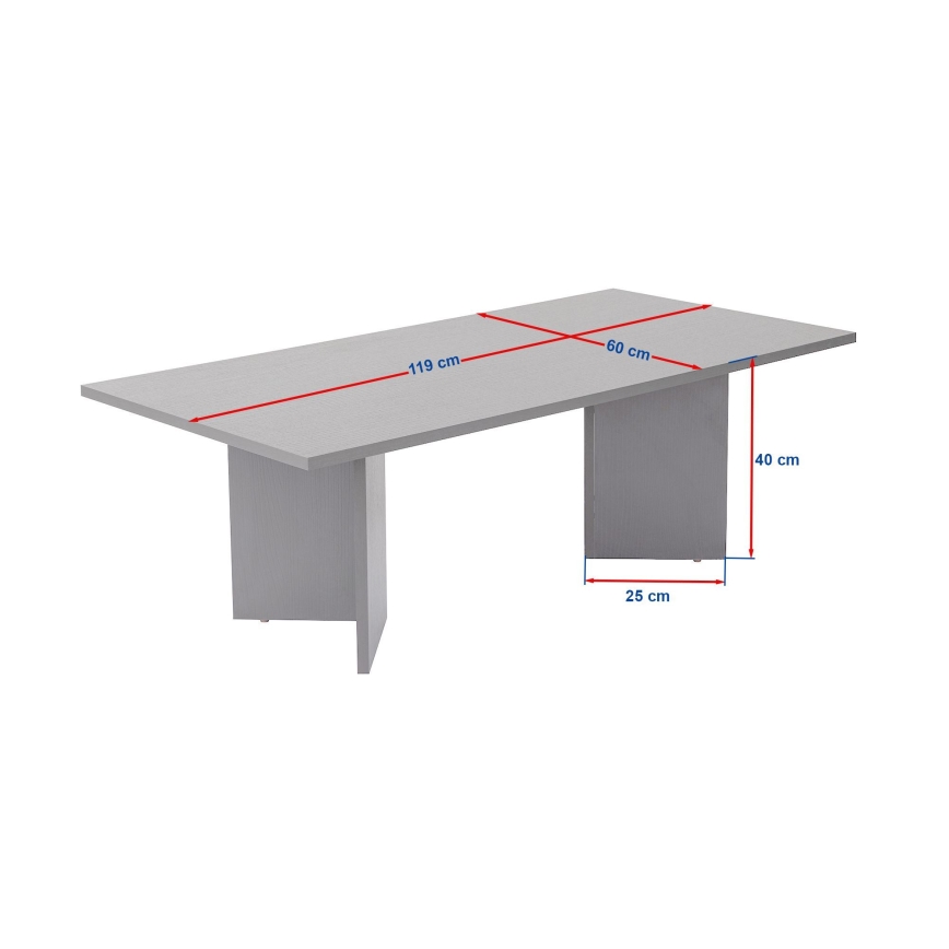Konferenčný stolík NEL 119x60 cm béžový