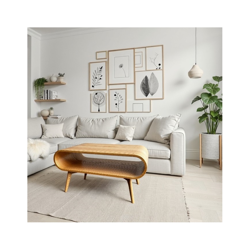 Konferenčný stolík NOVA 90x55 cm dub