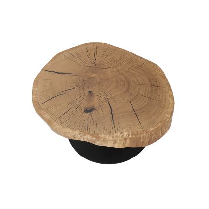 Konferenčný stolík ODIN pr. 75 cm dub/čierna