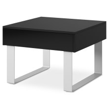 Konferenčný stolík PAVO 45x63,5 cm lesklá čierna