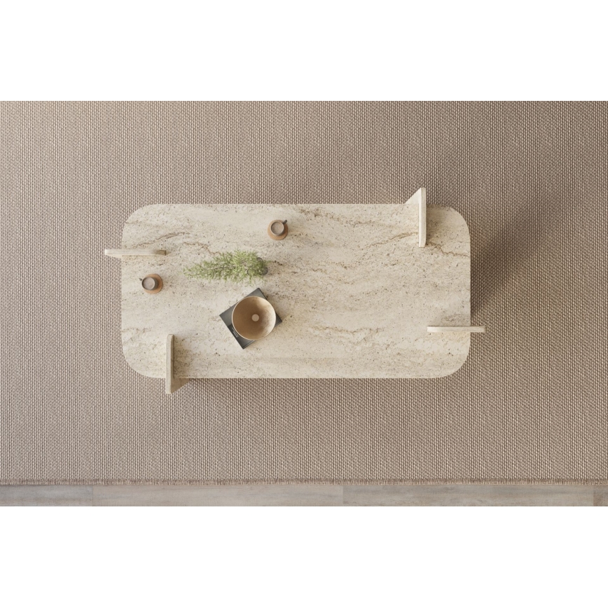 Konferenčný stolík PURO 120x60 cm travertín