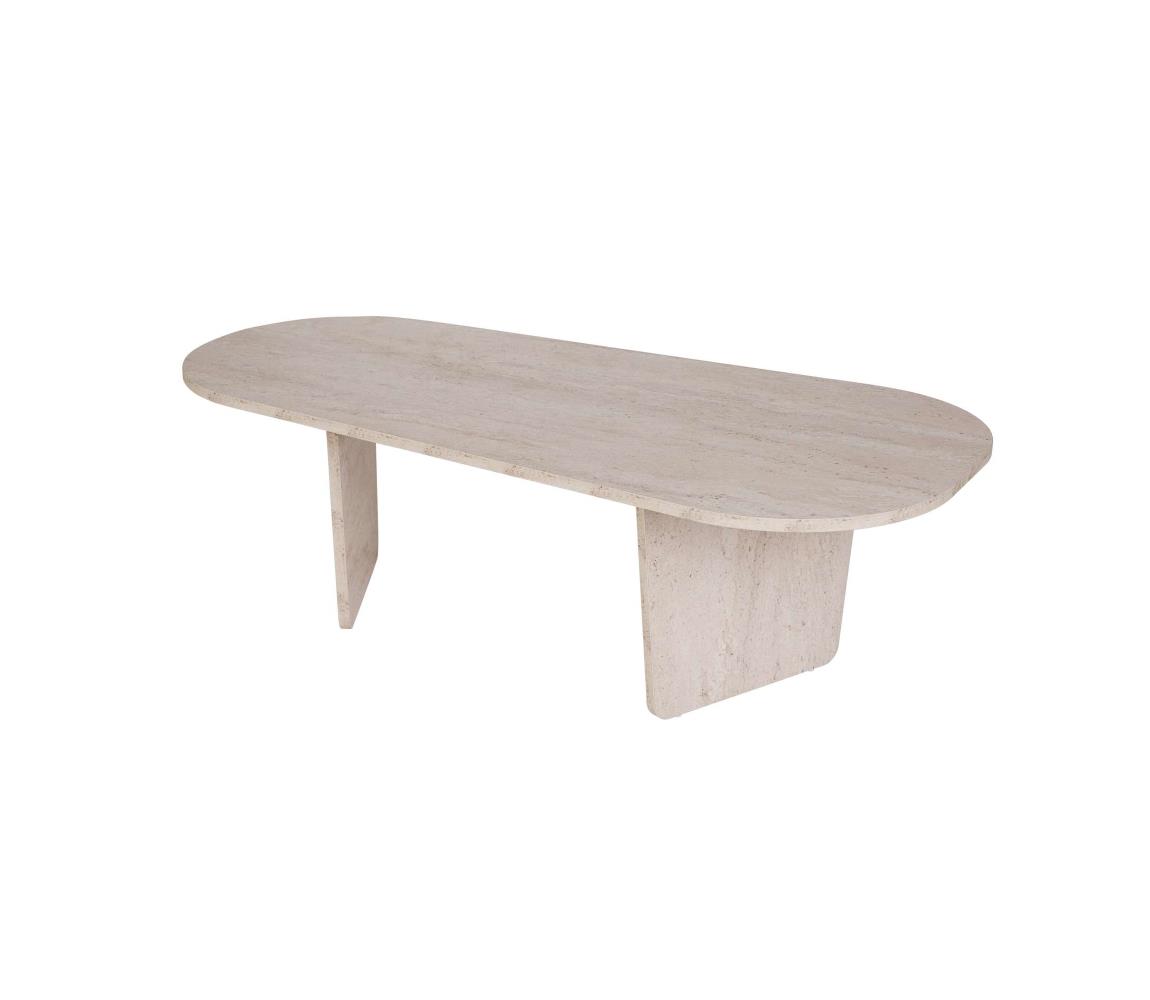 Konferenčný stolík ROND 130x65 cm béžový 838NRD1106