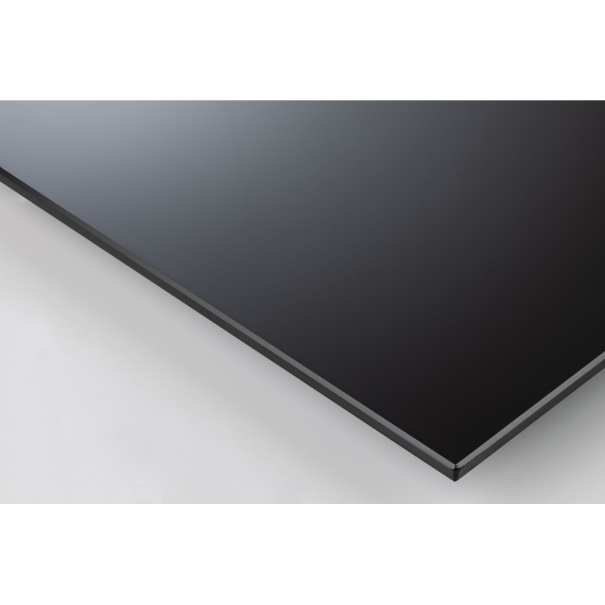 Konferenčný stolík s výškovo nastaviteľnou doskou ENZO 110x60 cm čierna/dub