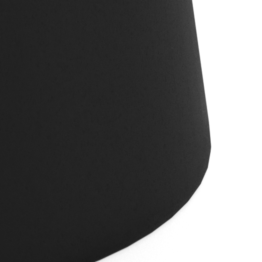 Konferenčný stolík SANTORINI pr. 45 cm biela/čierna/keramika