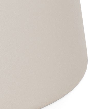 Konferenčný stolík SANTORINI pr. 45 cm travertín/šedá/keramika