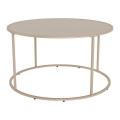 Konferenčný stolík SARON, priemer 80 cm, sivý