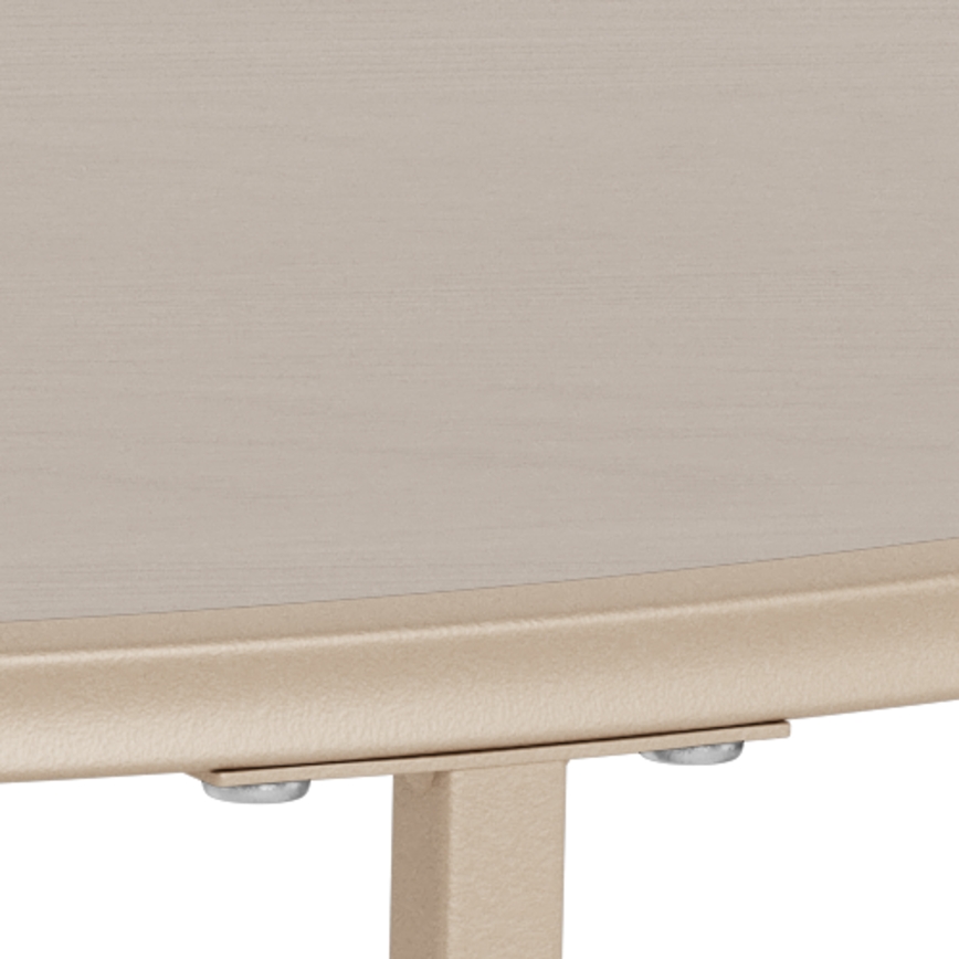 Konferenčný stolík SARON, priemer 80 cm, sivý