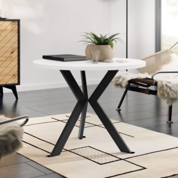 Konferenčný stolík STK 50x65 cm čierna/biela
