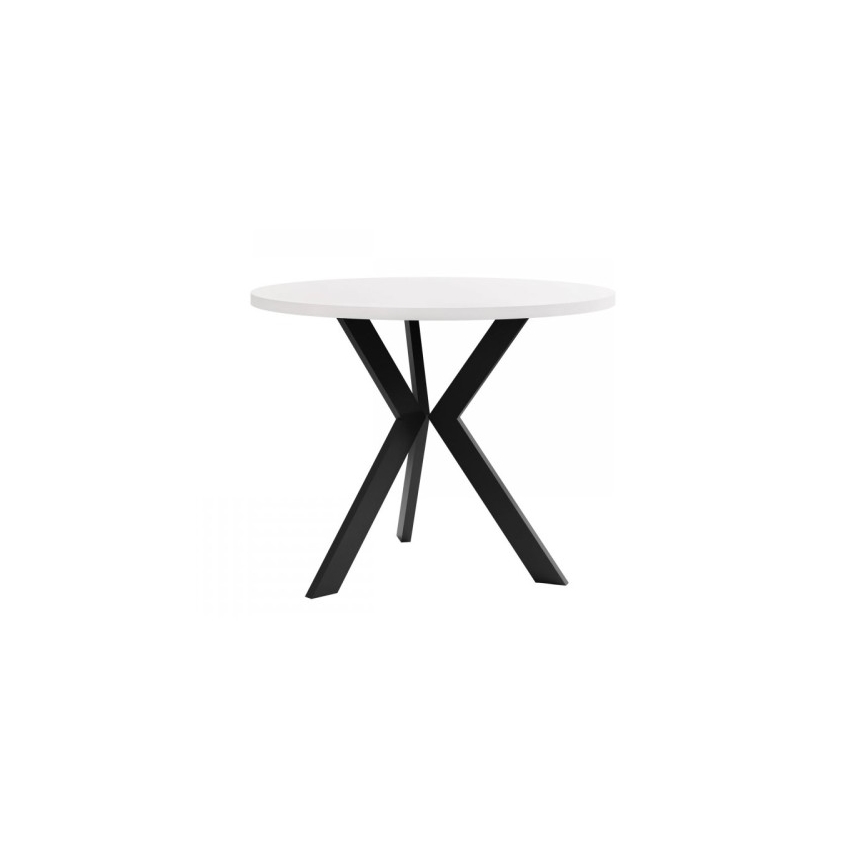Konferenčný stolík STK 50x65 cm čierna/biela