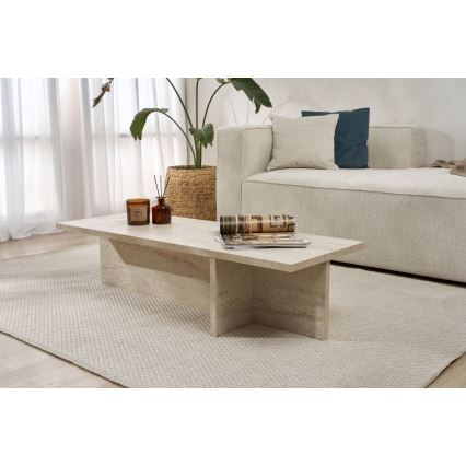 Konferenčný stolík VERUM 120x45 cm béžový