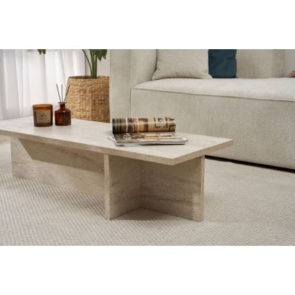 Konferenčný stolík VERUM 120x45 cm béžový