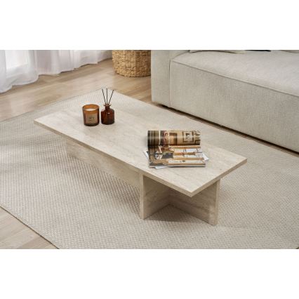 Konferenčný stolík VERUM 120x45 cm béžový