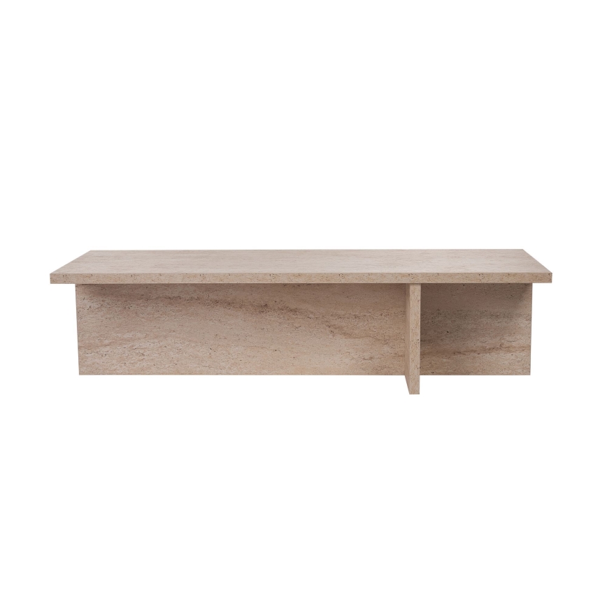 Konferenčný stolík VERUM 120x45 cm béžový
