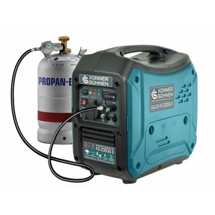 Könner & Söhnen KS7869 - Plynová a benzínová invertorová elektrocentrála KS 2000iG S 2000W