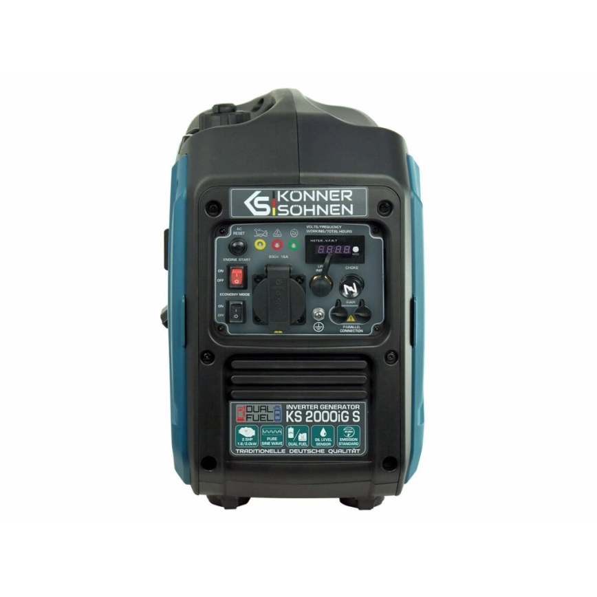 Könner & Söhnen KS7869 - Plynová a benzínová invertorová elektrocentrála KS 2000iG S 2000W