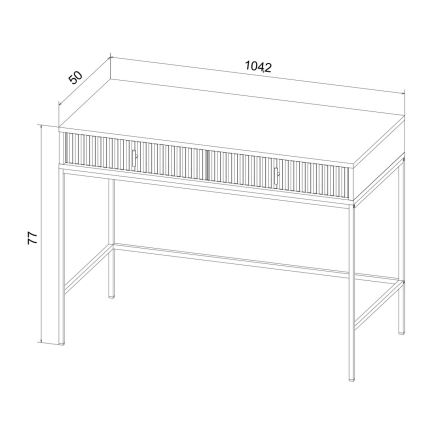 Konzolna mizica SUE bež/kašmir