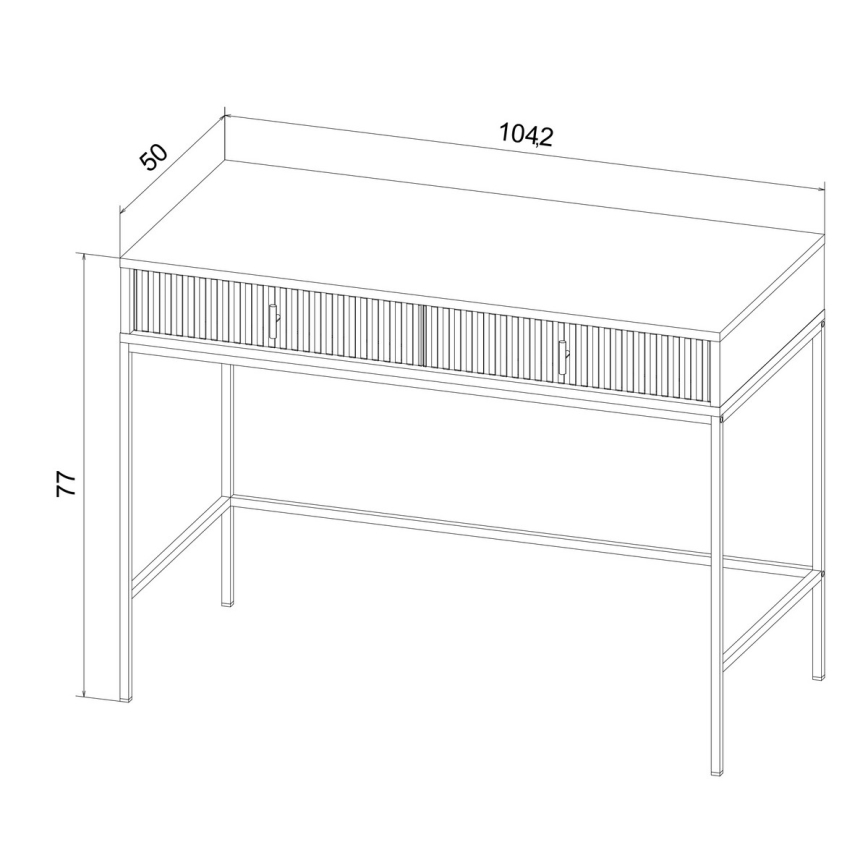 Konzolna mizica SUE bež/kašmir